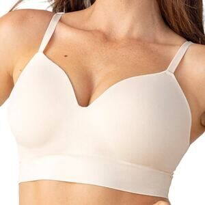 Truekind Supportive Comfort Wireless Shaping Bra in Beige​​​